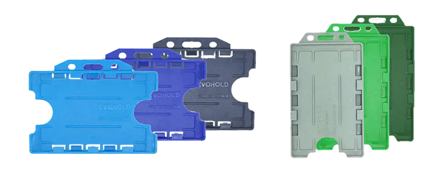 A Selection Of Different Coloured ID Card Holders