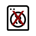 Do Not Tumble Dry Icon