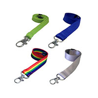 Plain Coloured Lanyards