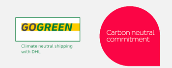 DHL GoGreen Logo & DPD Carbon Neutral Commitment