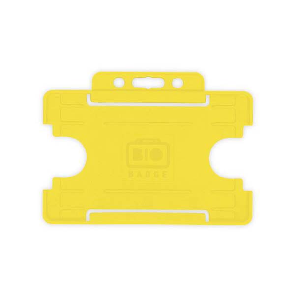 Yellow Biodegradable ID Card Holder
