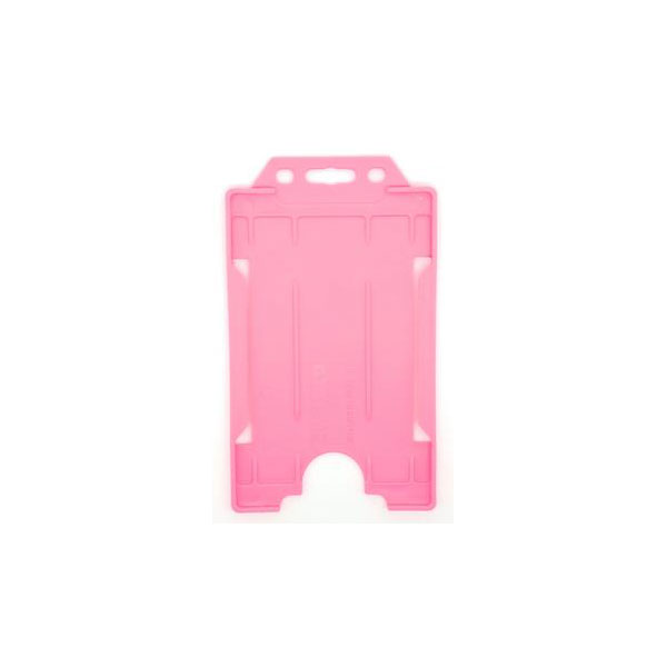 Pink Antimicrobial ID Card Holder