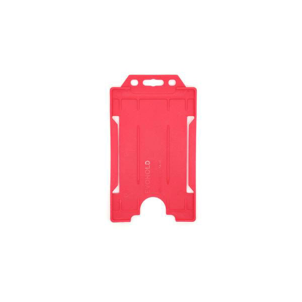 Red Antimicrobial ID Card Holder