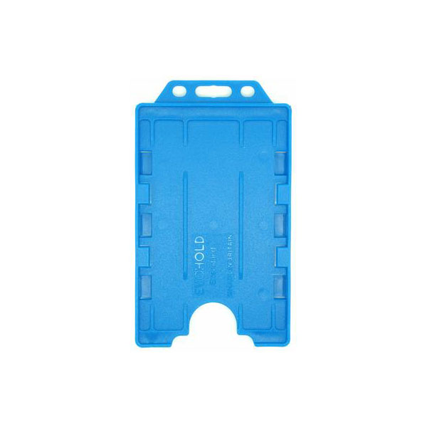 Cyan Antimicrobial Double ID Card Holder