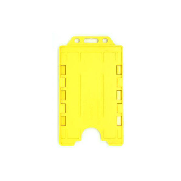 Yellow Antimicrobial Double ID Card Holder