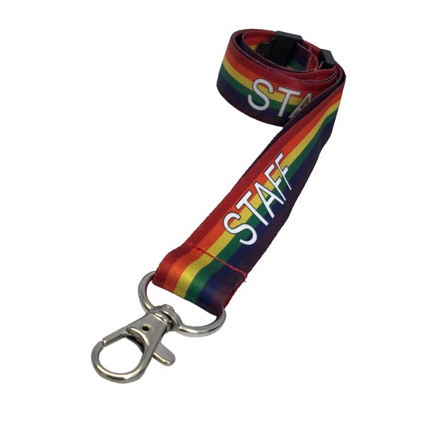 Rainbow Staff Lanyard