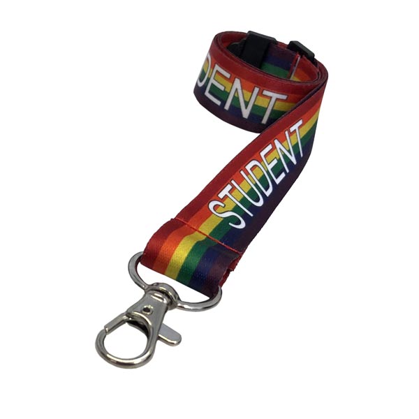 Rainbow Student Lanyard