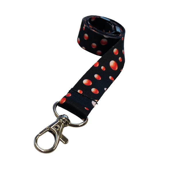 Red Bubbles Lanyard