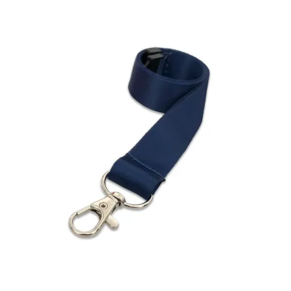 a yellow plain coloured SmoothSatin lanyard.