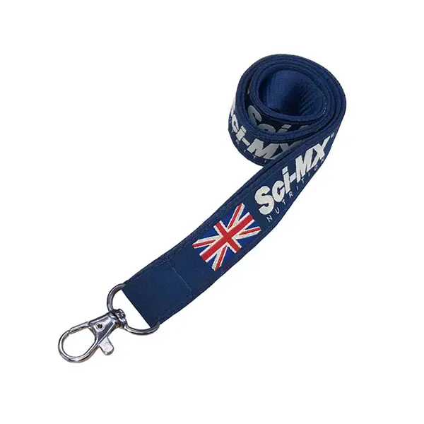 Woven Satin Appliqué Lanyard Woven Satin Appliqué Lanyard
