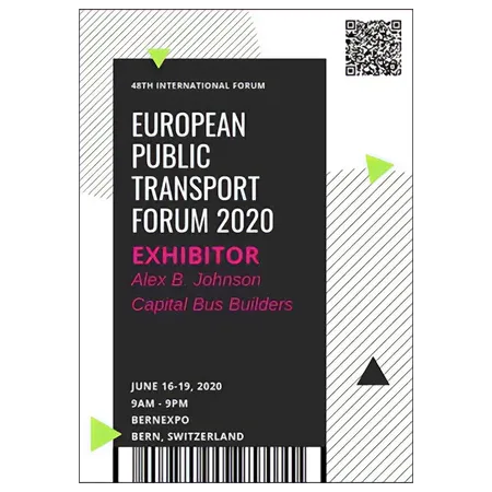 An example of a laminated printed pass.